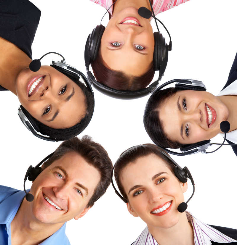 客服团队集体照