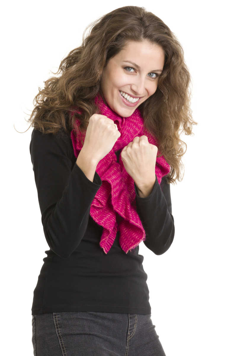 自信的外国女人