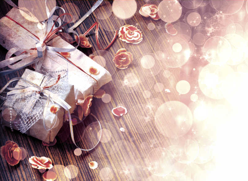 情人节梦幻礼物和花