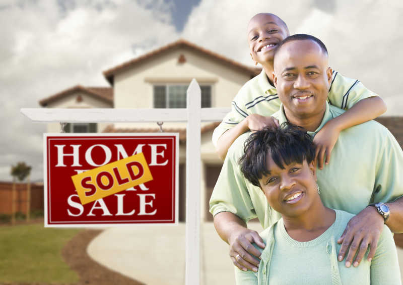 购买新房的黑人家庭