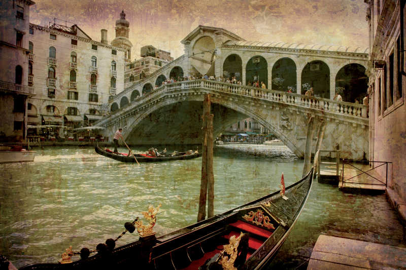 意大利的威尼斯里亚托桥