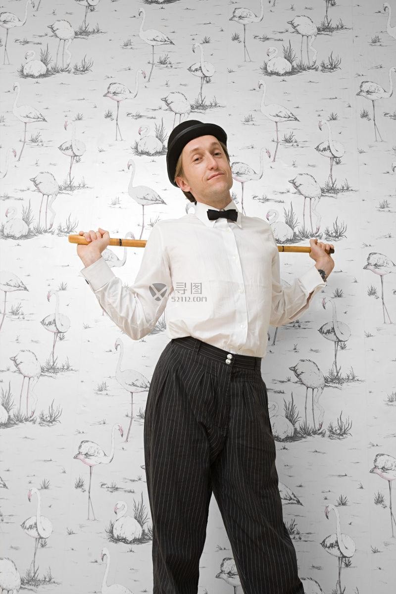 马戏团表演手杖