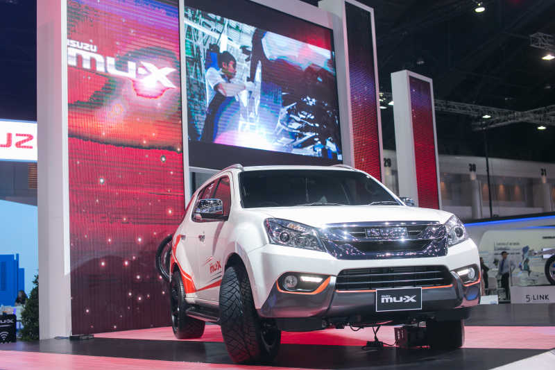 汽车展览的汽车