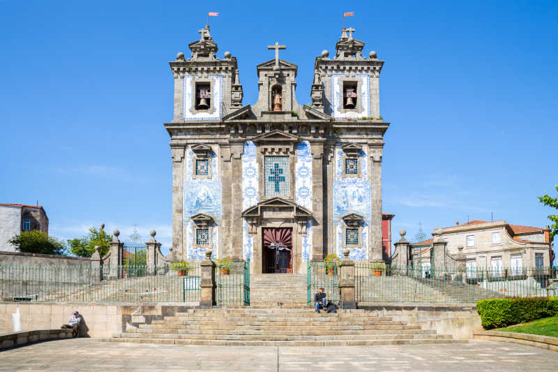 在葡萄牙波尔图Ildefonso教堂圣
