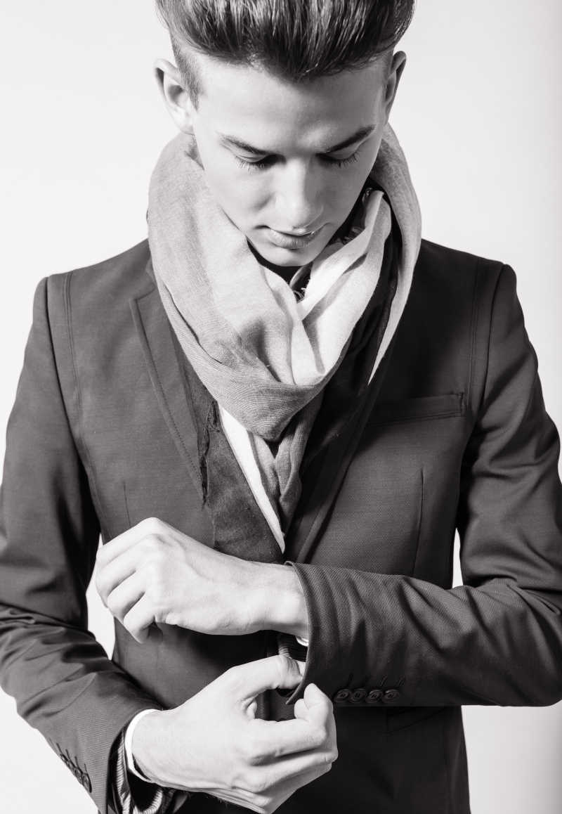 年轻时尚的男子