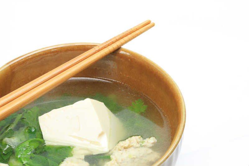 健康美味的豆腐丸子汤