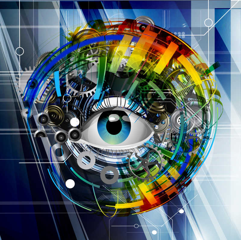 PS高科技视野效果