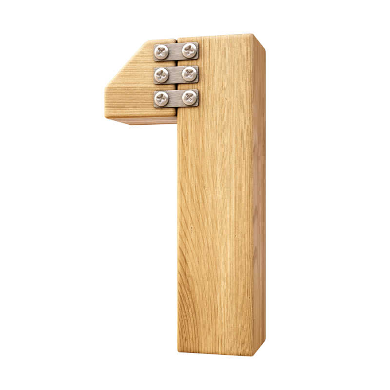 木制立体数字一