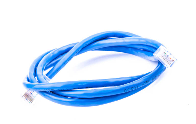 网络连接线特写