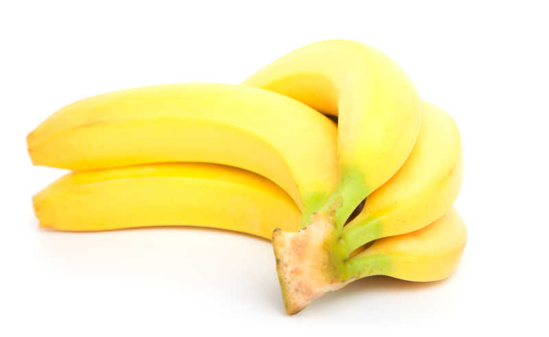 黄色新鲜香蕉