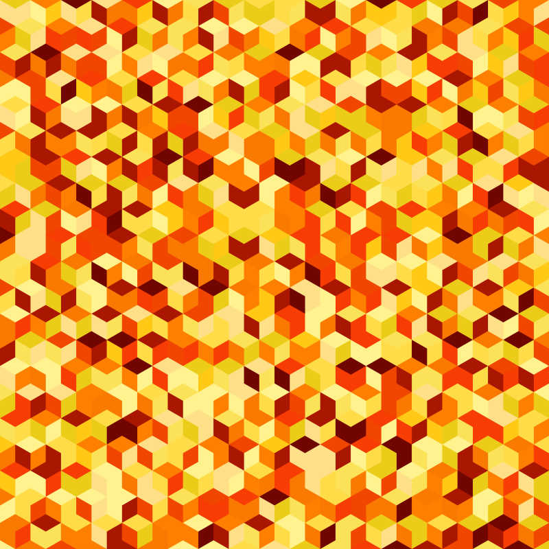 黄色系马赛克背景