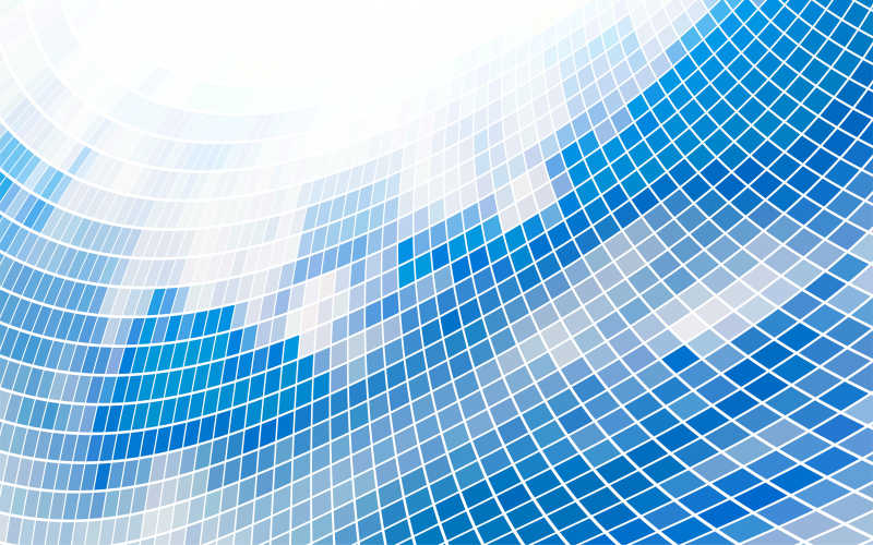 蓝色马赛克背景