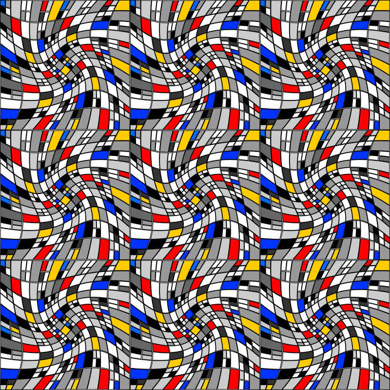 彩色眩晕马赛克背景