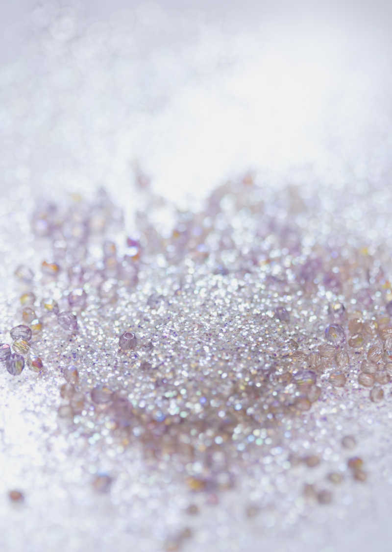 沙闪光背景特写