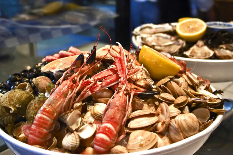 一大份海鲜