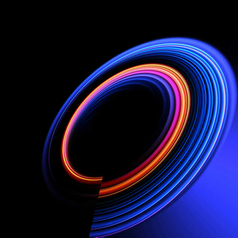 多彩圆圈抽象背景