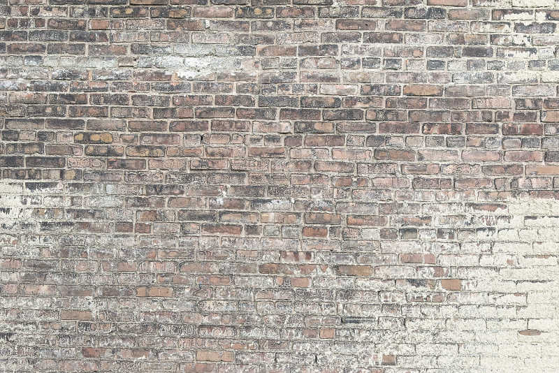 老白砖墙面有白色背景纹理