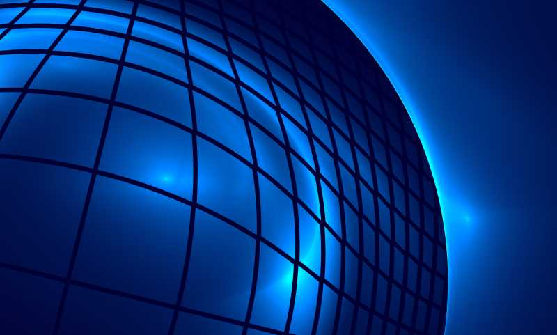 蓝色抽象的背景