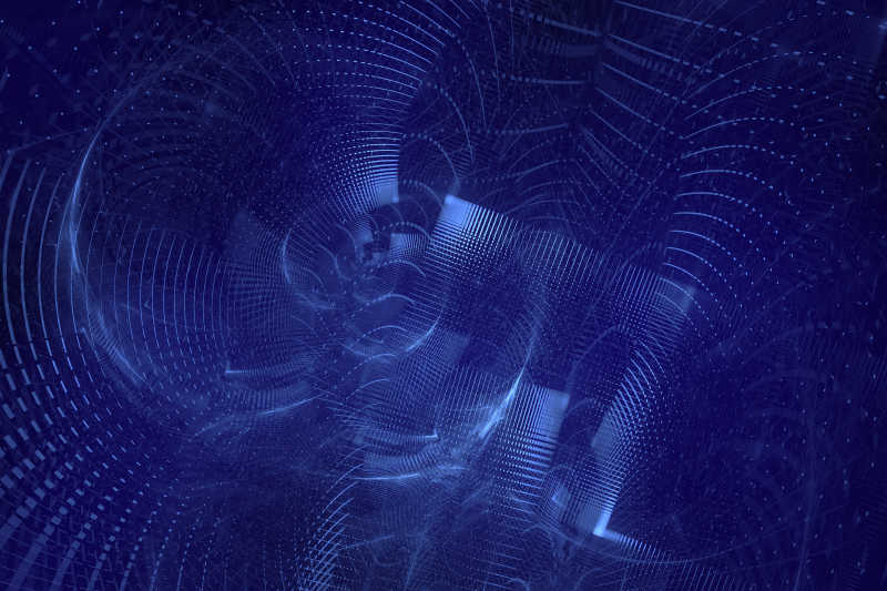 蓝色抽象技术背景