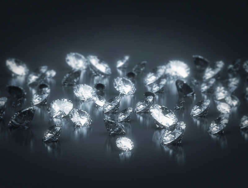 闪闪发亮的钻石