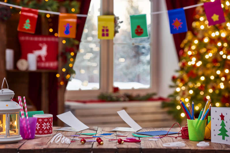 圣诞装饰节日贺卡礼品和装饰品