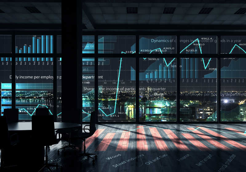 办公室内部数据图表