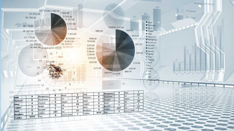 商业办公数据与图表