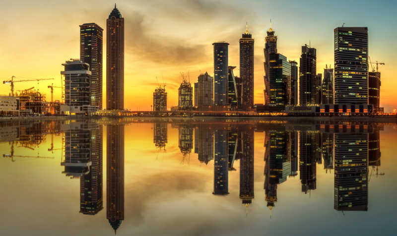 迪拜建筑商业湾