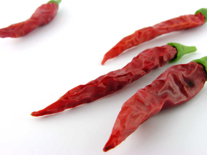 干瘪的红辣椒