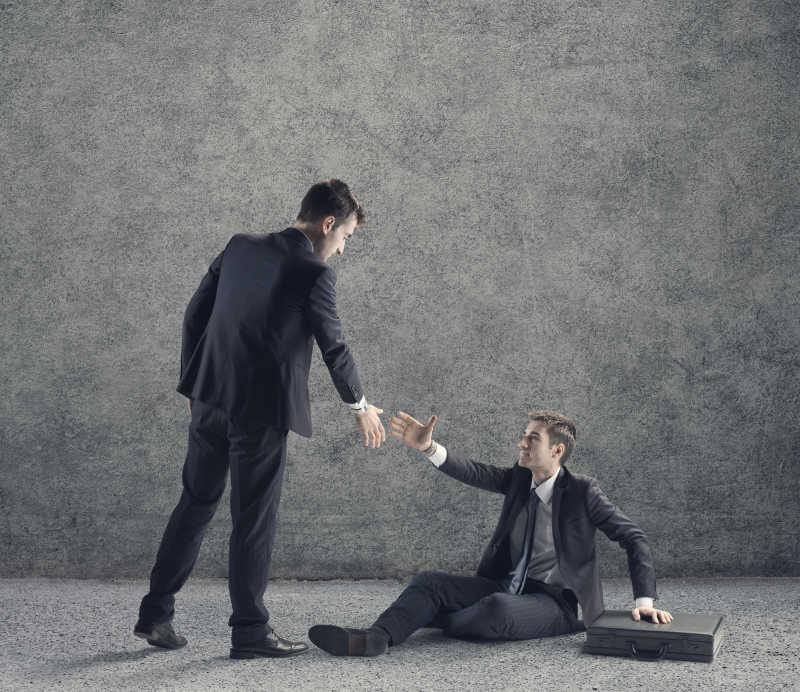 帮助需要帮助的商人