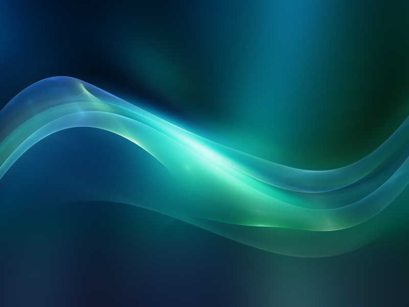 以正弦波弯曲的光线轨迹