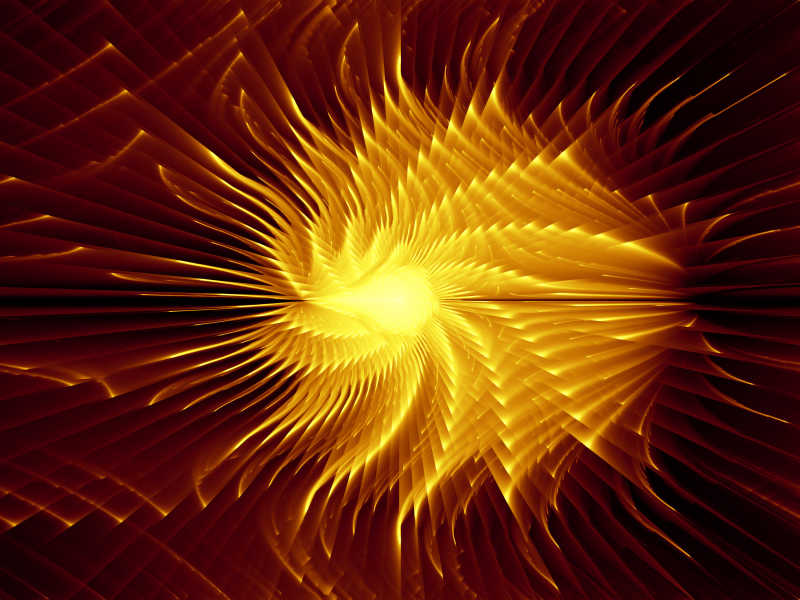 黄色主调的分型运动纹理背景设计