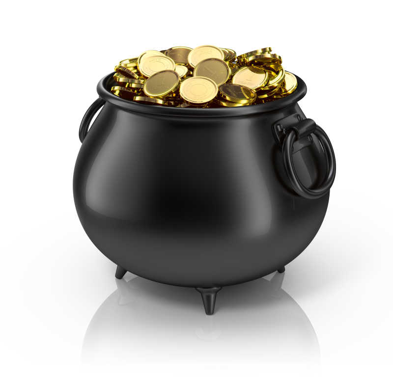 黑色罐子里的金币