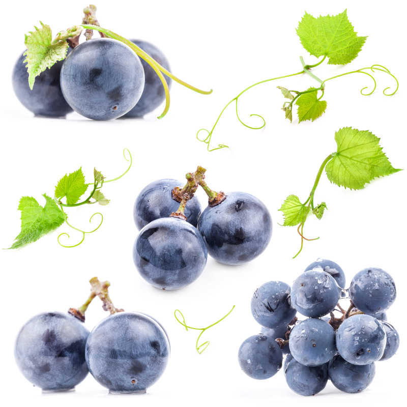 Коллекция спелых тел. Миксы виноград дарк. Ripe grapes.