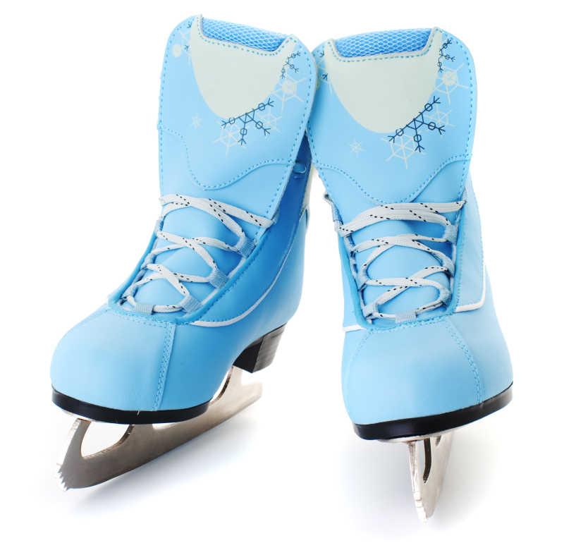 蓝色溜冰鞋