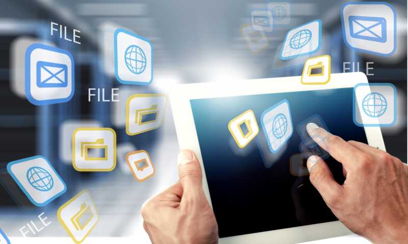 使用平板电脑互联网概念