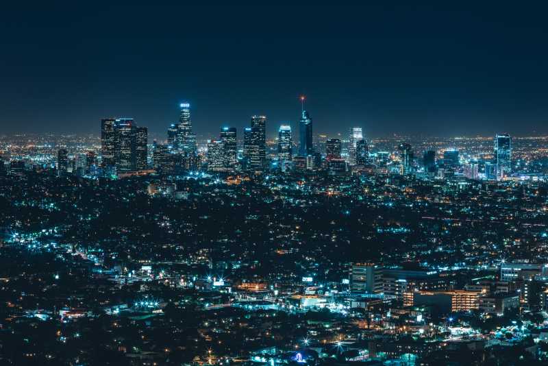 城市夜景图片 城市俯视下的夜景素材 高清图片 摄影照片 寻图免费打包下载
