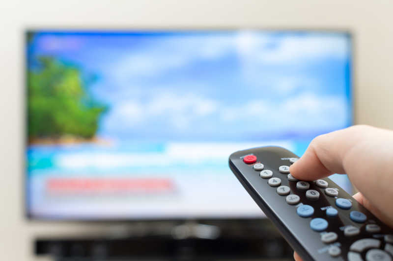 电视遥控器频道搜索按键