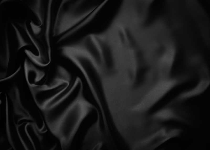 黑色蹩脚的丝质缎绒材料