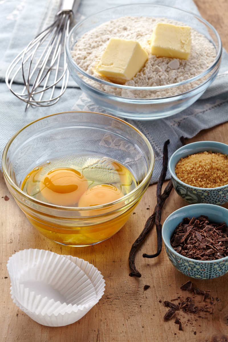 烤蛋糕的配料食材