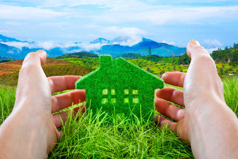 保护生态绿色家园概念