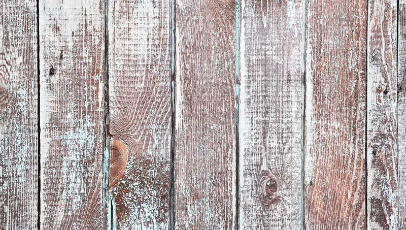 老旧的漆木墙