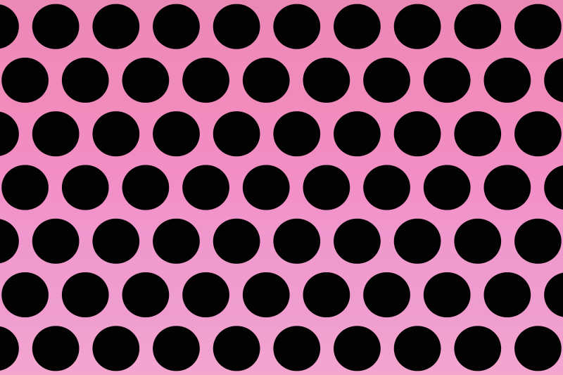 许多黑色圆点与粉色背景