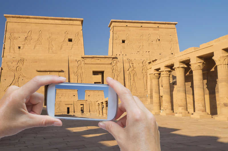 手机拍照埃及风景