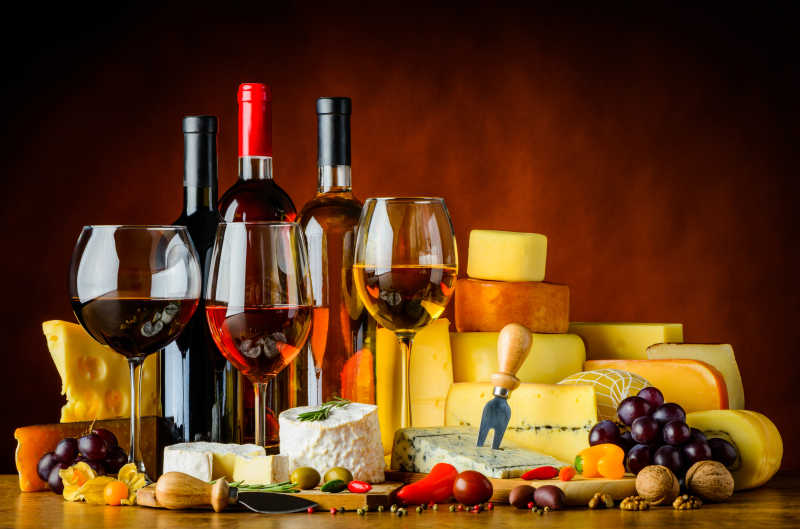 酒和奶酪