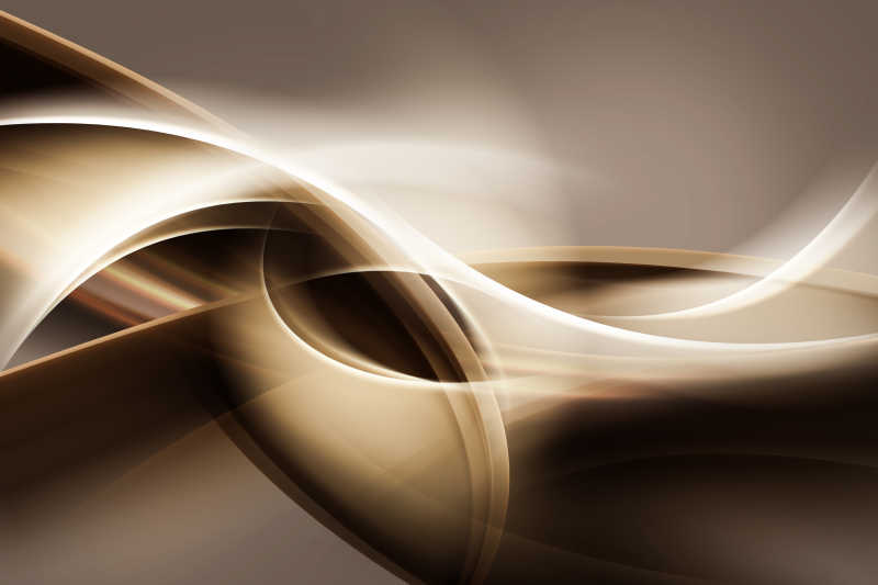 抽象波浪棕色背景