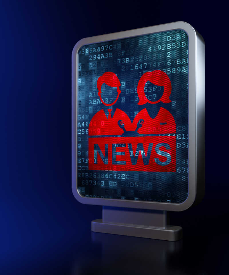 3D渲染广告牌背景图标