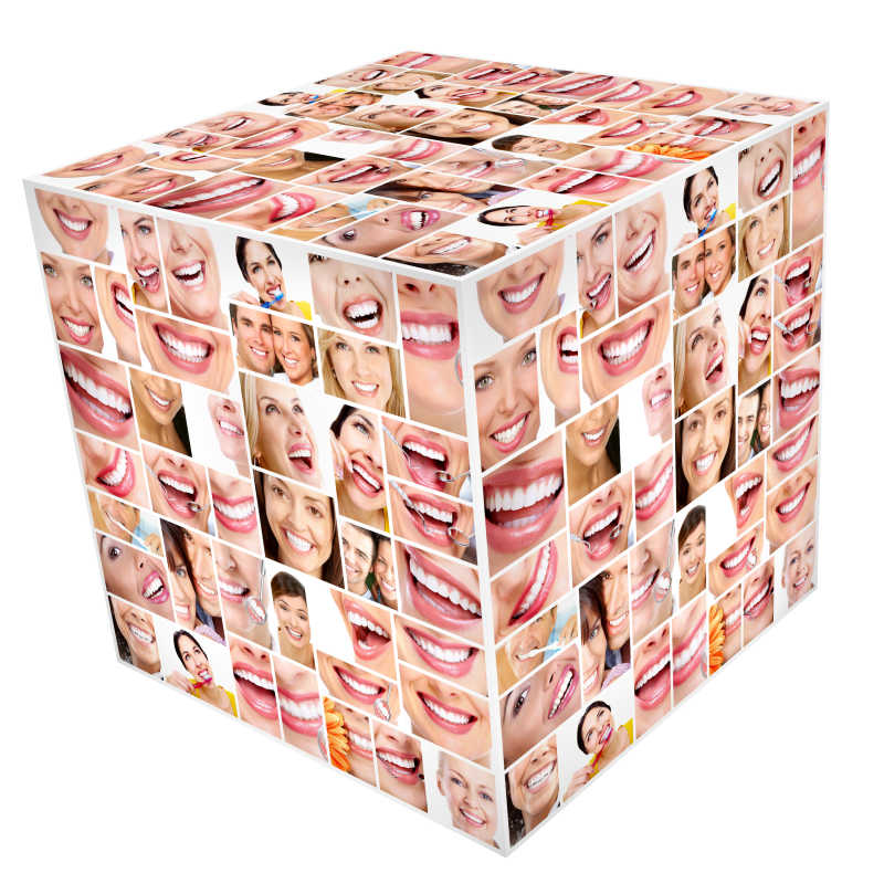 美女微笑的表情