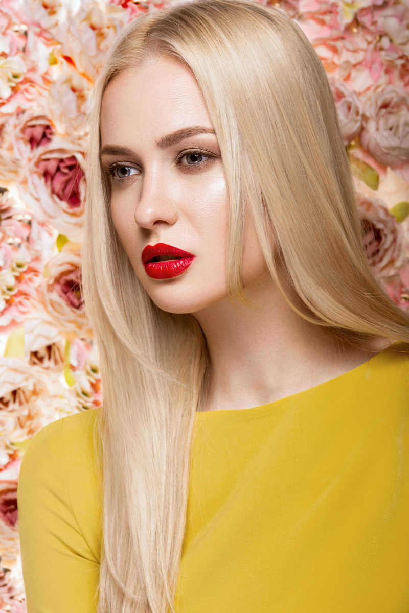 美丽的时装模特