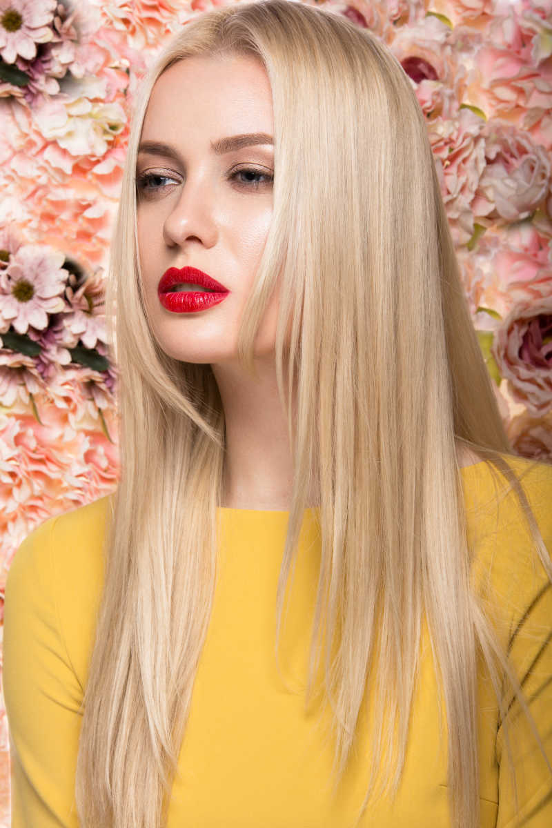 甜美性感的时装模特